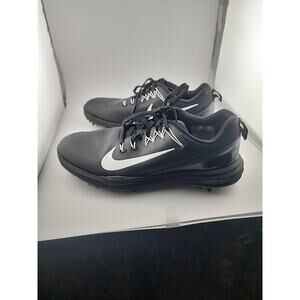 Nike Lunar Command 2 Lunar Lon Women’s Golf Shoes Sz 8 - 880120-001 Blk/blk